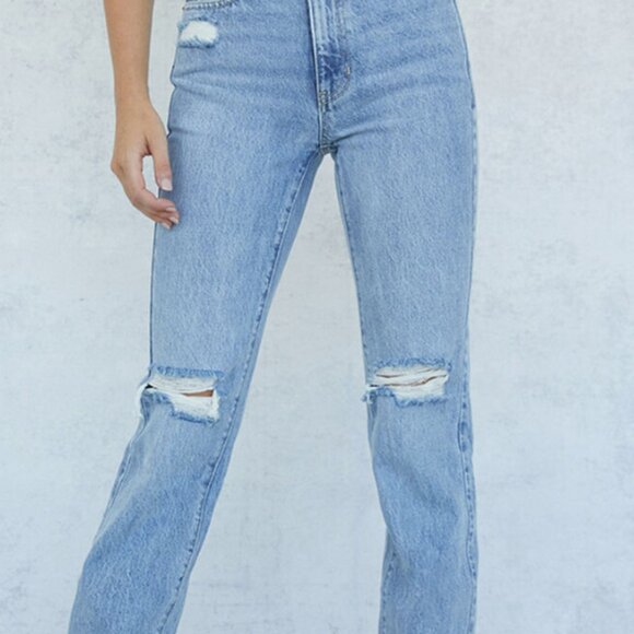 PacSun Medium Blue Vintage Boot Cut Jeans - Picture 2 of 6